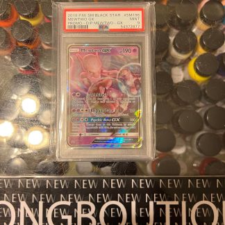 2019 Pokemon Black Star Sun & Moon Mewtwo GX PSA 9 Mint #SM196