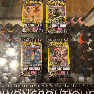 2018 Pokemon Sun & Moon Forbidden Light 4x Bundle 3 Card Pack