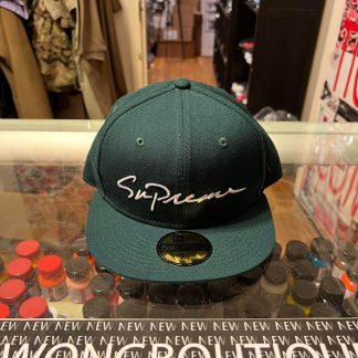 2018 Sup Classic Script New Era Beanie Dark Green Size 7 1/4