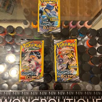 2019 Pokemon Sun & Moon Eclipse Cosmic 3x Bundle 3 Card Pack