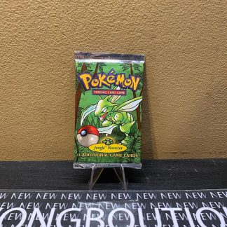 1999 Pokemon Jungle Scyther Blister Booster Pack Heavy