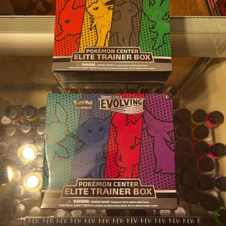 2021 Pokemon Sword & Shield Evolving Skies Pokemon Center Elite Trainer Box 2x Bundle Full Set Sealed