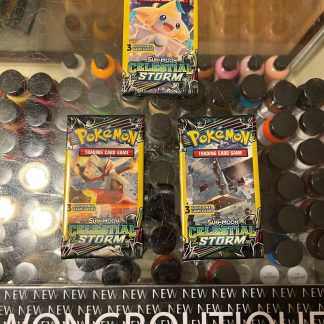 2020 Pokemon Sun & Moon Celestial Storm 4x Bundle 3 Card Pack