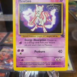 1999 Pokémon Mewtwo Black Star Promo 3 First Movie Card Mint