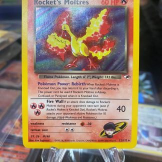 2000 Pokemon Rocket's Moltres Gym Heroes Holo 12 of 132 Lightly Played