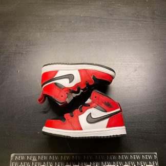 2020 Nike Air Jordan I Mid Chicago Toe Toddler
