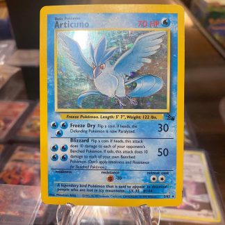 1999 Pokemon Articuno Holo Fossil Set Unlimited 2 of 62 Moderately Played