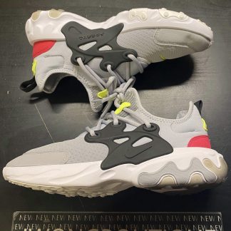 2019 Nike React Presto Wolf Grey Black Rush Pink Volt Grade School