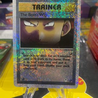 2002 Pokemon The Boss's Way Legendary Reverse Holo 105 of 110 Moderately Played