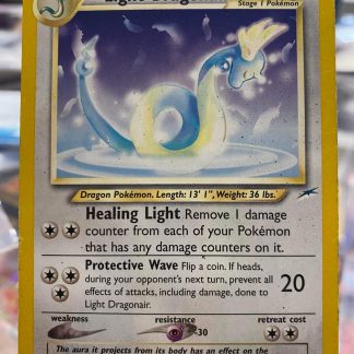 1999 Pokemon Light Dragonair Neo Destiny 22 of 105 Non Holo Heavily Played