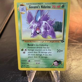 2000 Pokemon Giovanni's Nidorino Gym Challenge 45 of 132 Mint