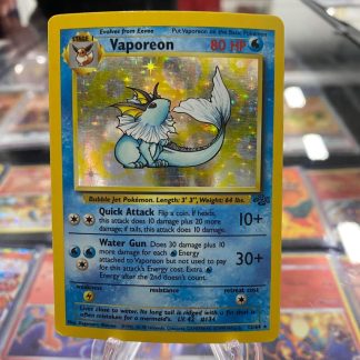 1999 Pokemon Vaporeon Jungle Set Holo 12 of 64 Heavily Played