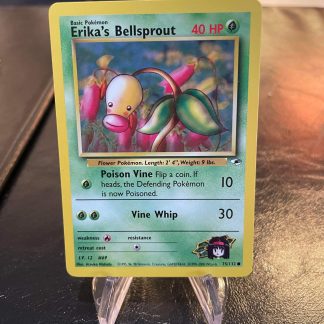 2000 Pokemon Erika's Bellsprout Gym Heroes 76 of 132 Mint