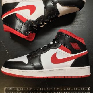 2021 Nike Air Jordan I Mid Gym Red Black White Youth