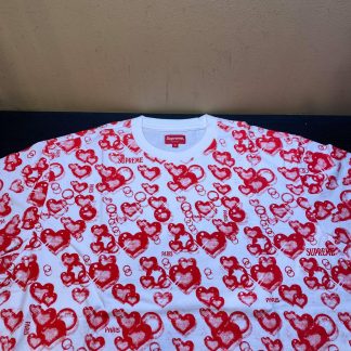 2021 Sup Heart S/S Top White