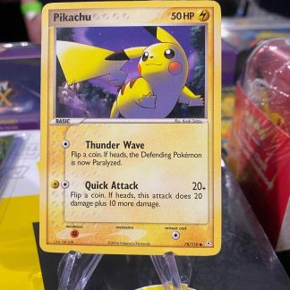 2006 Pokemon Pikachu EX Holon Phantoms Non Holo 78 of 110 Moderately Played