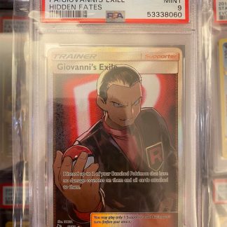 2019 Pokemon Hidden Fates Sun & Moon Giovannis Exile PSA 9 # 67
