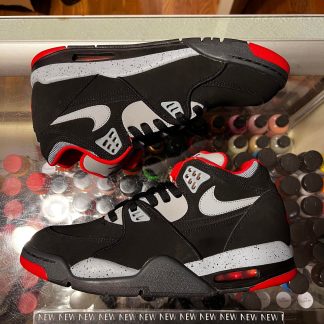 2014 Nike Air Flight 89 Black Cement Men Damaged Box