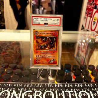 1998 Pokemon Blaine's Charizard Japanese Gym 2 Holo PSA 6 #6