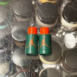 Nike Air Jordan VI Lace Locks Gatorade Green Base Orange Top Jumpman Lightning Bolt