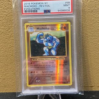 2016 Pokemon XY Evolutions Machoke Reverse Foil PSA 9 #58