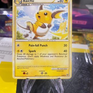 2010 Pokemon Raichu Undaunted Non Holo 33 of 90 Near Mint