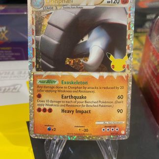 2010 Pokemon Donphan 25th Celebrations Holo 107 of 123 Mint