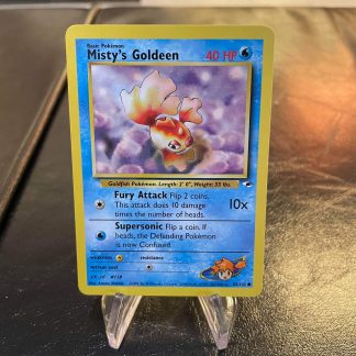 1999 Pokemon Misty's Goldeen Gym Heroes 30 of 132 Lightly Played