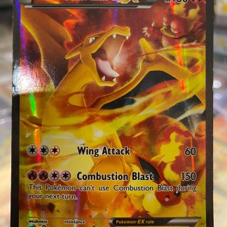 2016 Pokemon Charizard EX Black Star Promo Full Art XY121 Heavily Played
