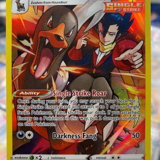 2022 Pokemon Houndoom Brillianr Star Trainer Gallery TG10 of TG30 Full Art Near Mint