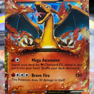 2014 Pokemon Charizaed EX XY Black Star Promos XY17 Holo Heavily Played