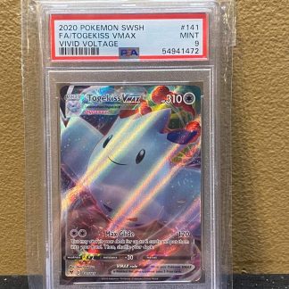 2020 Pokemon FA/Togekiss Vmax Sword & Shield Vivid Voltage #141 PSA Mint