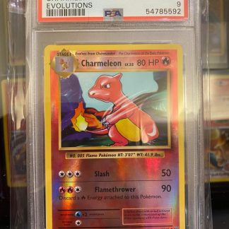 2016 Pokemon Charmeleon XY Evolutions Reverse Foil #10 PSA 9 Mint
