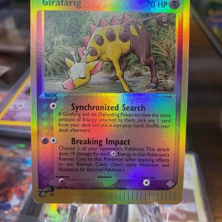 2003 Pokemon Girafaig Reverse Holo Ex Dragon Near Mint 16 of 97