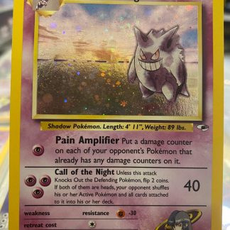 1999 Pokemon Sabrina's Gengar Gym Heroes 14 of 132 Holo Lightly Played