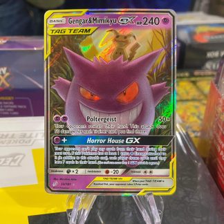2019 Pokemon Gengar & Mimikyu GX Team Up Holo 53 of 181 Mint