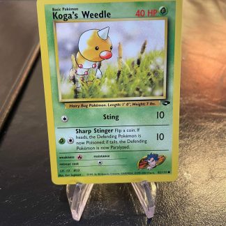 2000 Pokemon Koga's Weedle Gym Challenge 82 of 132 Near Mint