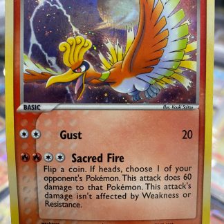 2005 Pokemon Ho-Oh EX Unseen Forces 27 of 115 Holo Lightly Played