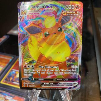 2021 Pokemon Flareon VMax Evolving Skies Full Art Ultra Rare 018 of 023 Mint
