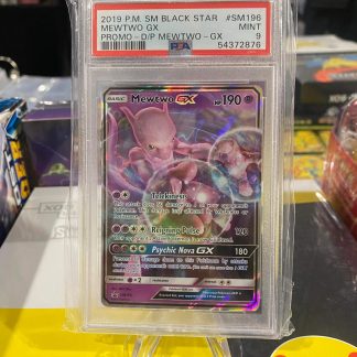 2019 Pokemon Mewtwo GX SM Black Star Promo- D/P Mewtwo- G/X #SM196 PSA 9 Mint