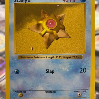 1999 Pokemon Staryu Base Set 65 of 102 Shadowless Lightly Played