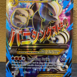 2015 Pokemon M Mewtwo EX XY Breakthrough Full Art 159 of 162 Holo Heavily Played