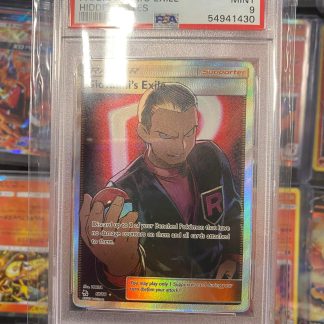 2019 Pokemon FA/Giovanni's Exile Sun & Moon Hidden Fates #67 PSA 9 Mint