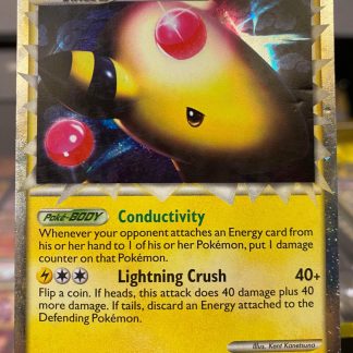 2010 Pokemon Ampharos HeartGold SoulSilver Base Set Holo Foil 105 of 124 Lightly Played