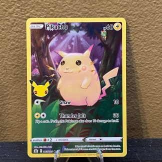 2021 Pokemon Pikachu 25th Anniversary Collection Full Art 005 of 025 Holo Near Mint