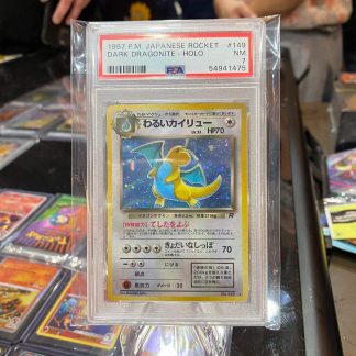 1997 Pokemon P.M. Japanese Rocket Dark Dragonite Holo #149 PSA 7 Near Mint