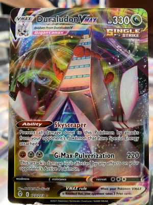 2021 Pokemon Duraludon VMAX Evolving Skies Full Art 123 of 203 Holo Near Mint
