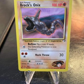2000 Pokemon Brock's Onix Gym Heroes 69 of 132 Lightly Played