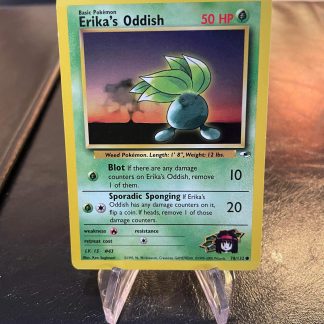 2000 Pokemon Erika's Oddish Gym Heroes 78 of 132 Near Mint