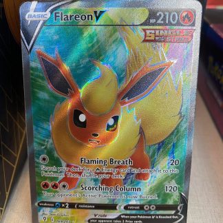 2021 Pokemon Flareon V Evolving Skies Full Art 169 of 203 Holo Mint